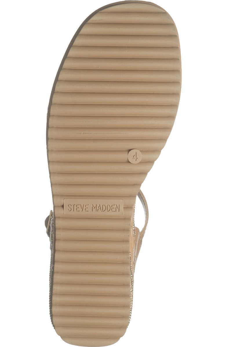 Steve Madden Kids' Berry Espadrille Wedge Sandal, Alternate, color, Cognac