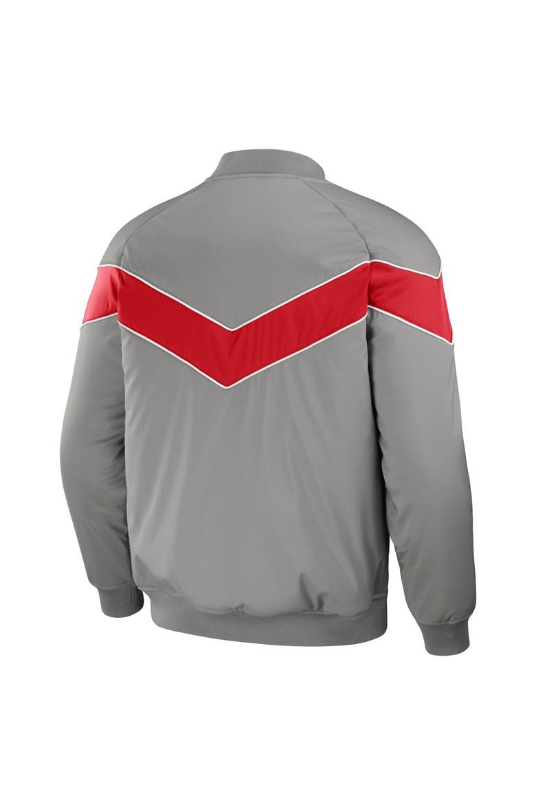 Men's Darius Rucker Collection by Fanatics Gray Philadelphia Phillies Baseball Raglan Full-Snap Jacket, Alternate, color, Gray