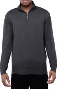 Spring + Mercer Mock Neck Quarter Zip Sweater