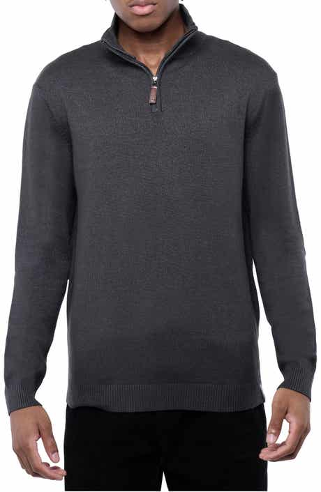 Spring + Mercer Mock Neck Quarter Zip Sweater