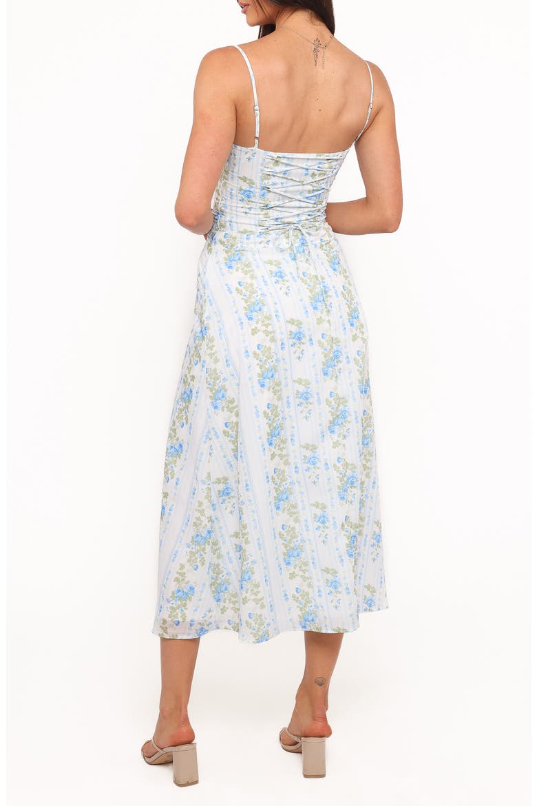 Florencia Midi Dress, Alternate, color, BLUE FLORAL