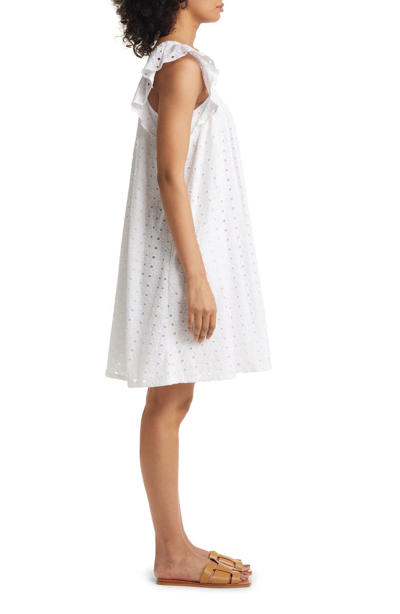 Nordstrom Matching Family Moments Broderie Anglaise Cotton Dress, Alternate, color, 