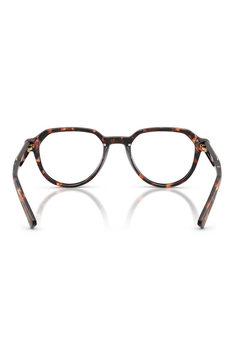 Lanai 52mm Geometric Optical Glasses, Alternate, color, DARK TORTOISE / SMOKE GRADIENT