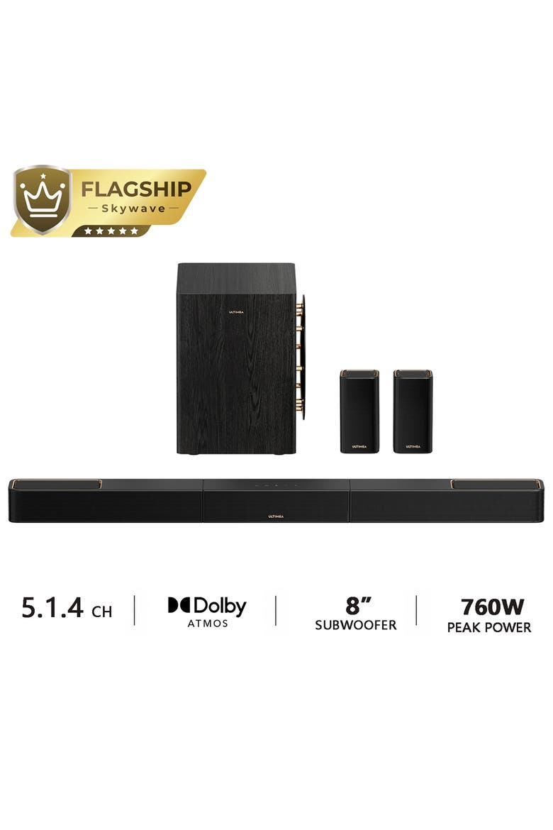 Skywave Series, 5.1.4ch Sound Bar with Dolby Atmos, Main, color, Black
