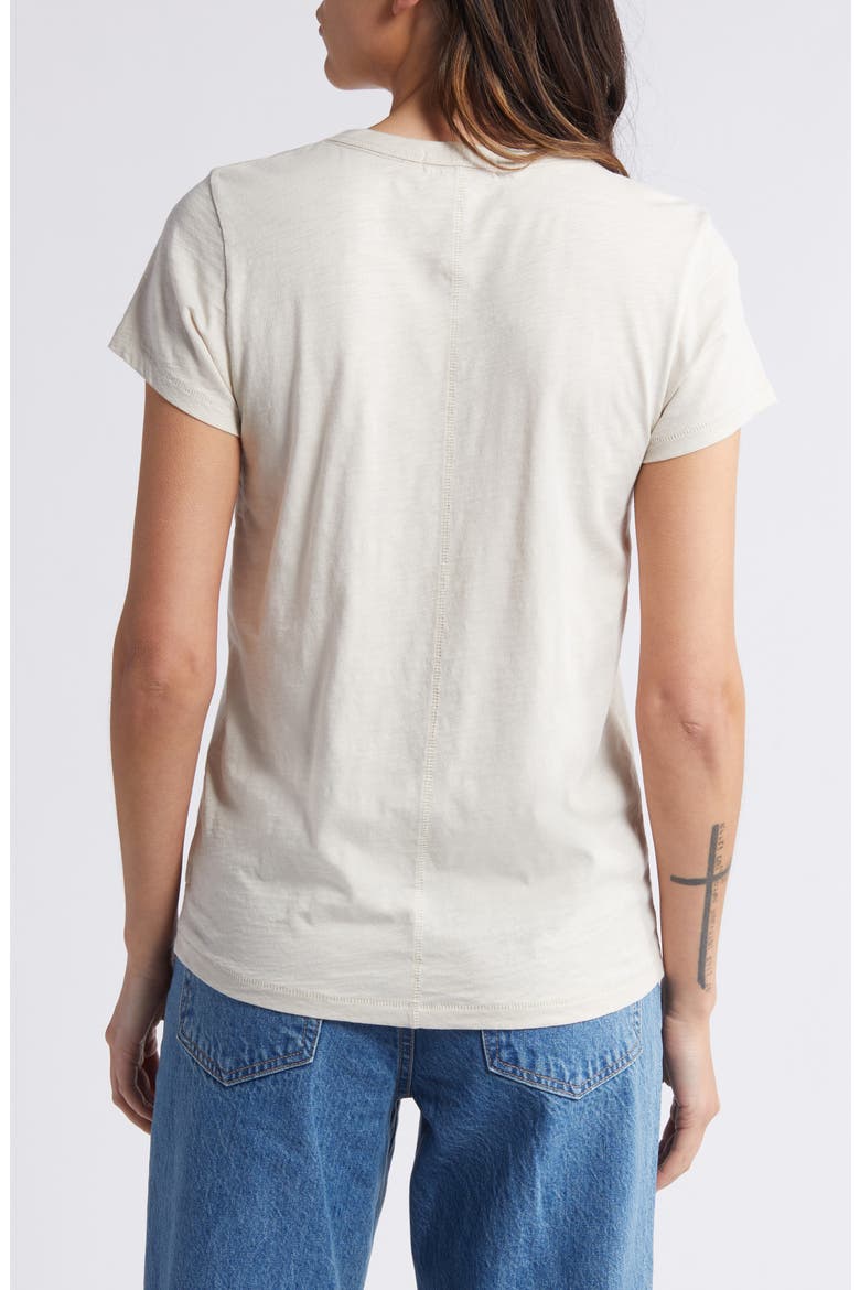 The Slub Organic Pima Cotton T-Shirt, Alternate, color, WARMGRY