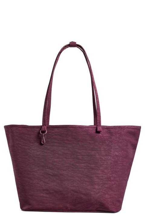 Large Reversible Recycled Nylon Tote