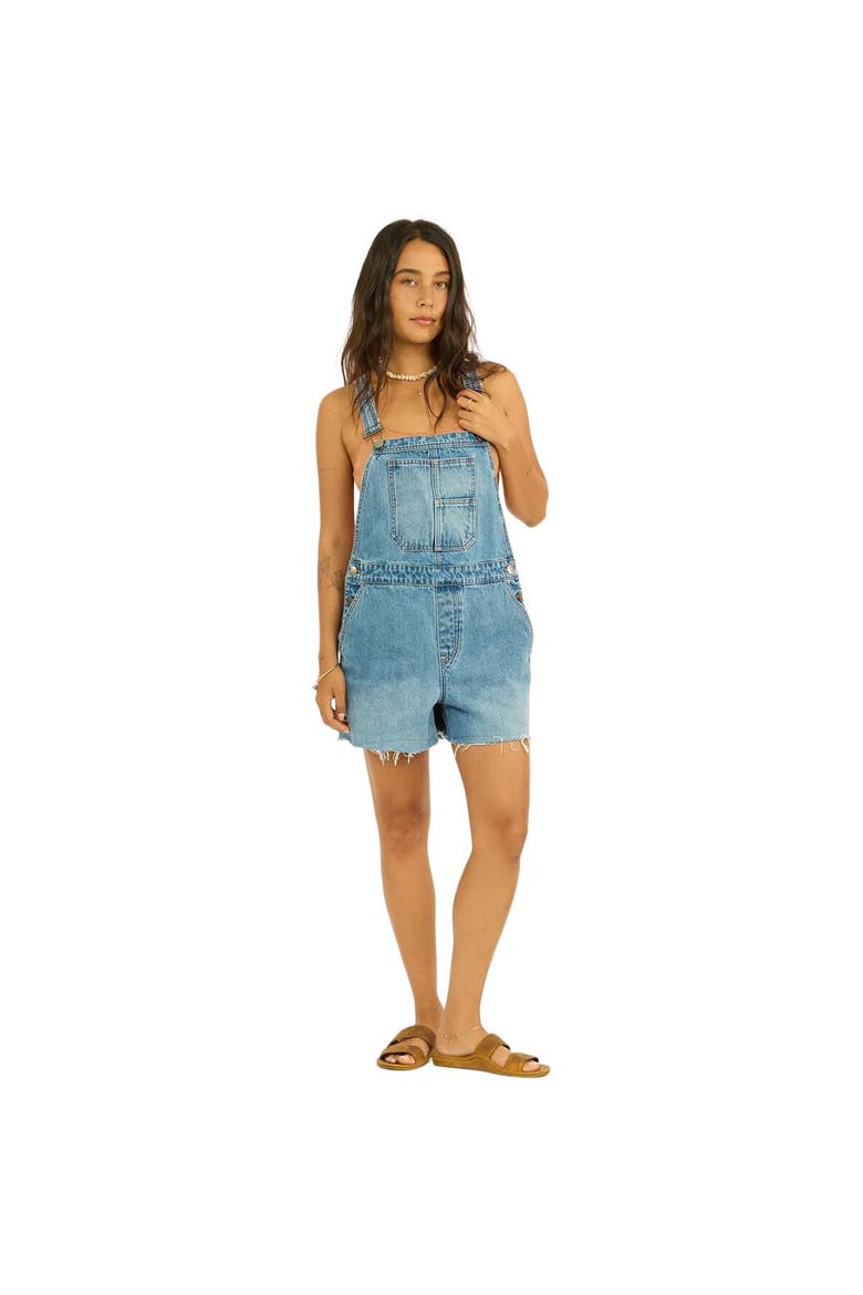 Salty Days Denim Shortall - Women's, Main, color, Indigo Wash