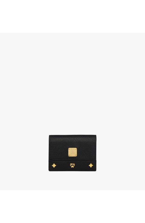 Large Pina Wallet in Studded Calfskin