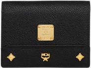 MCM Large Pina Wallet in Studded Calfskin