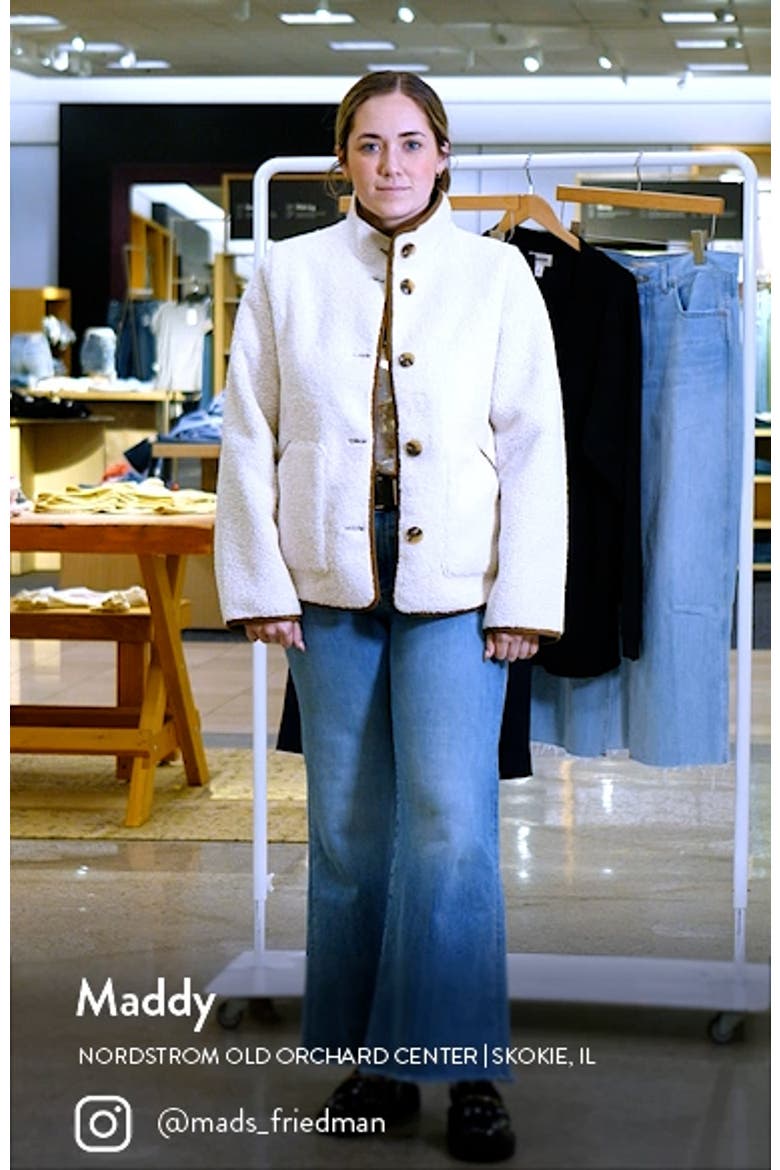 Faux Shearling Boxy Jacket video