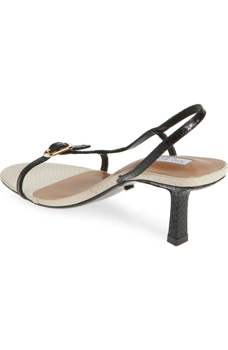Tony Bianco Christine Slingback Sandal, Alternate, color, Black Snake