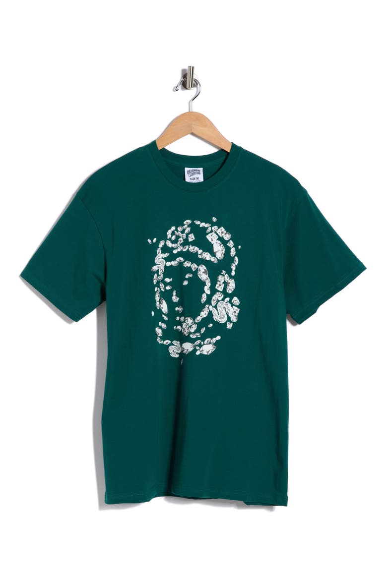 Gems Cotton Graphic T-Shirt, Alternate, color, RAIN FOREST