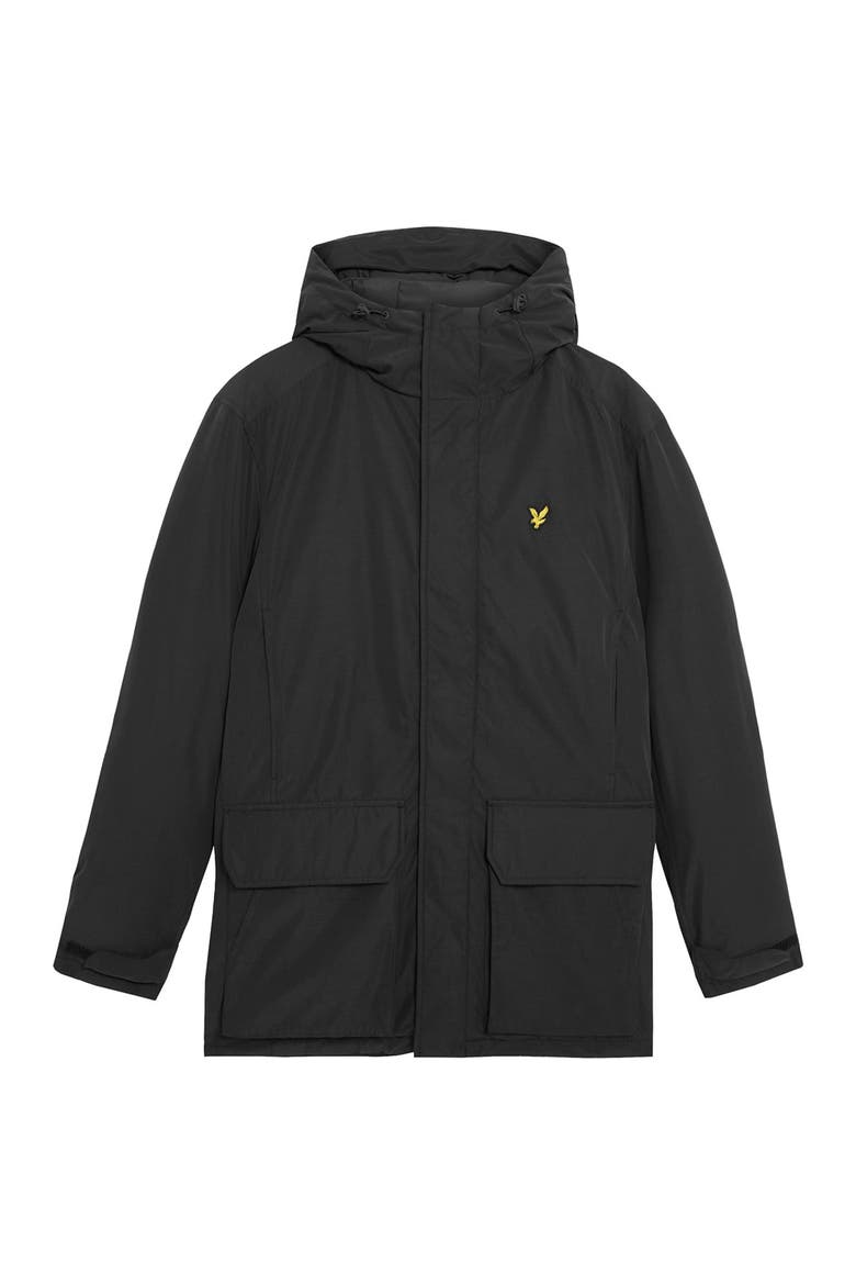 Long Sleeve Hooded Membrane Parka, Alternate, color, Jet Black