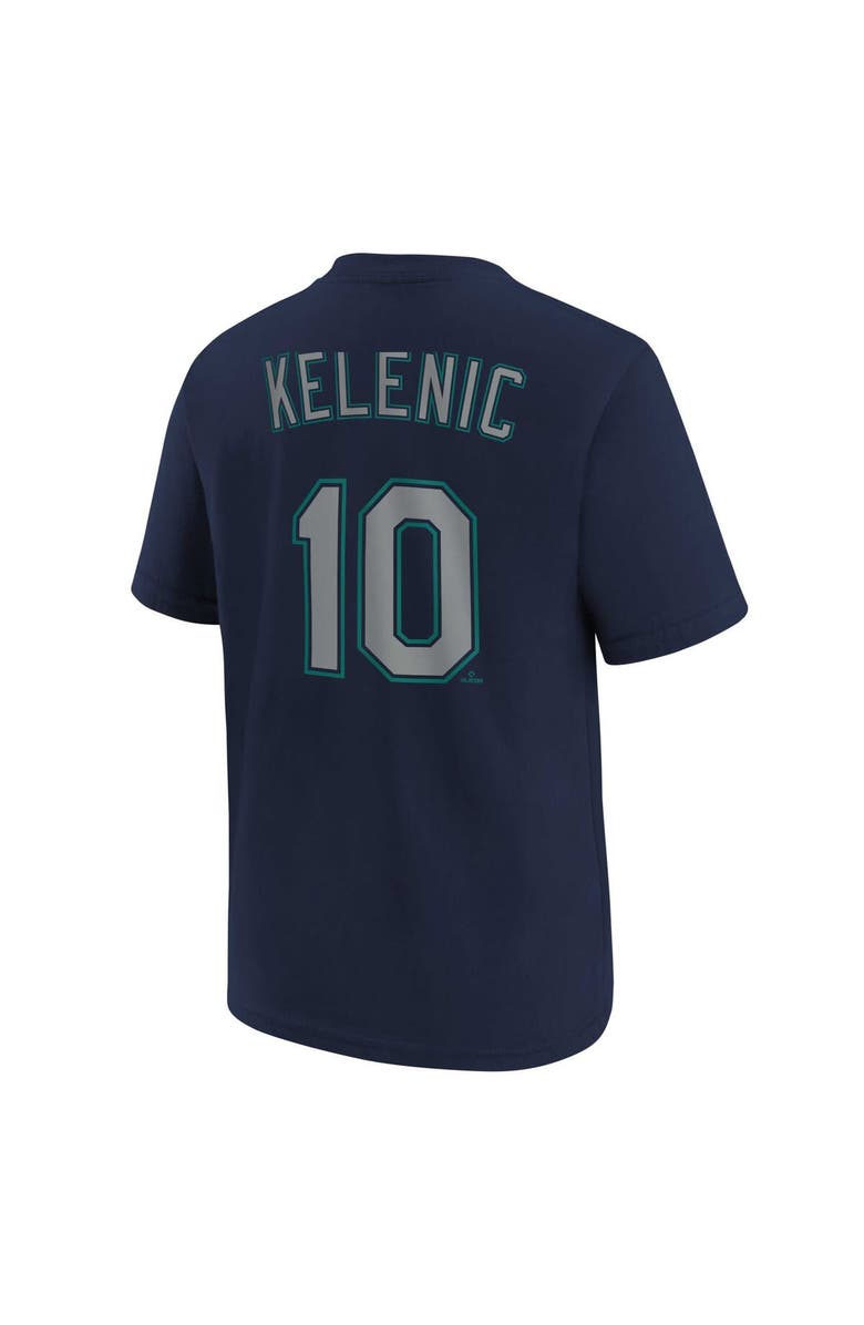 Nike Youth Nike Jarred Kelenic Navy Seattle Mariners Player Name & Number T-Shirt, Alternate, color, 