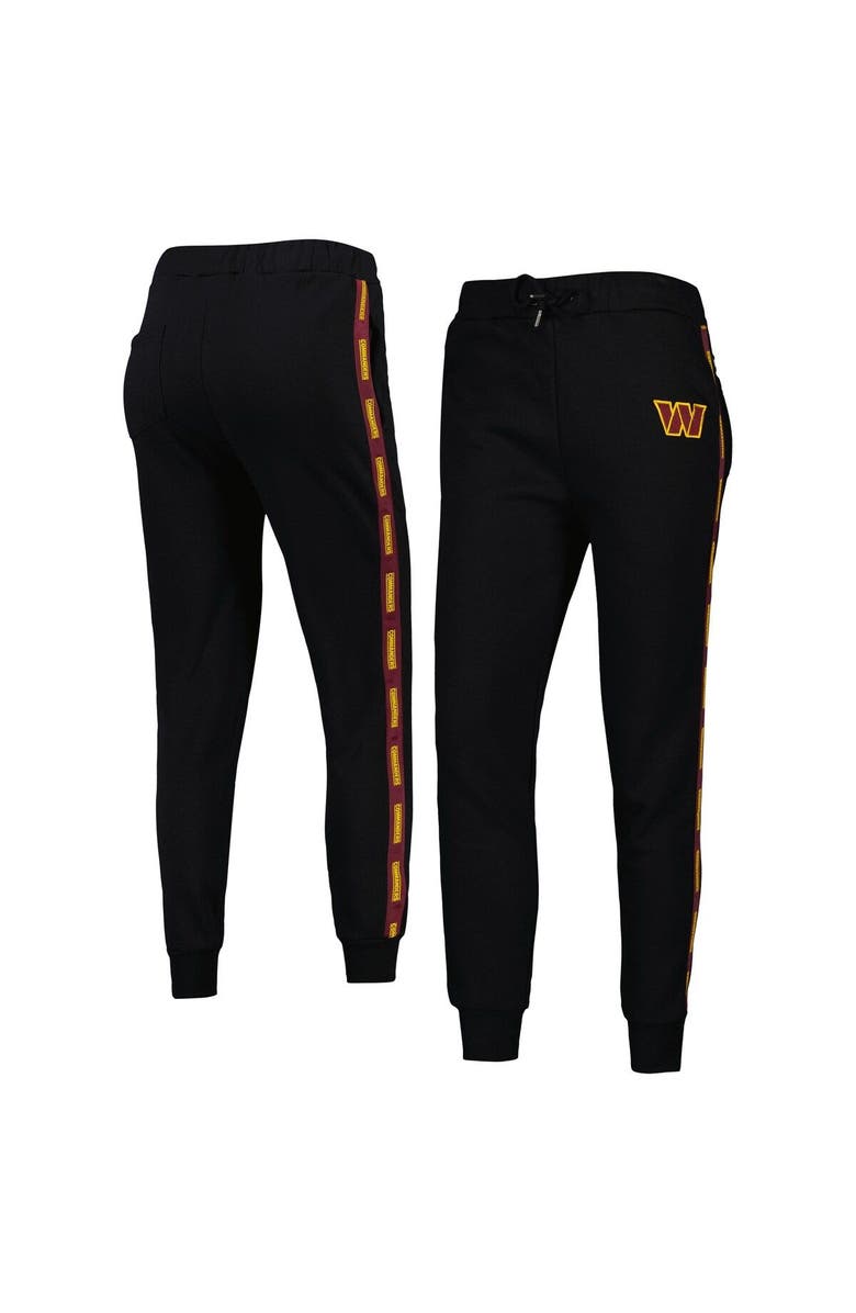 THE WILD COLLECTIVE Women's The Wild Collective Black Washington Commanders Jogger Pants, Main, color, 