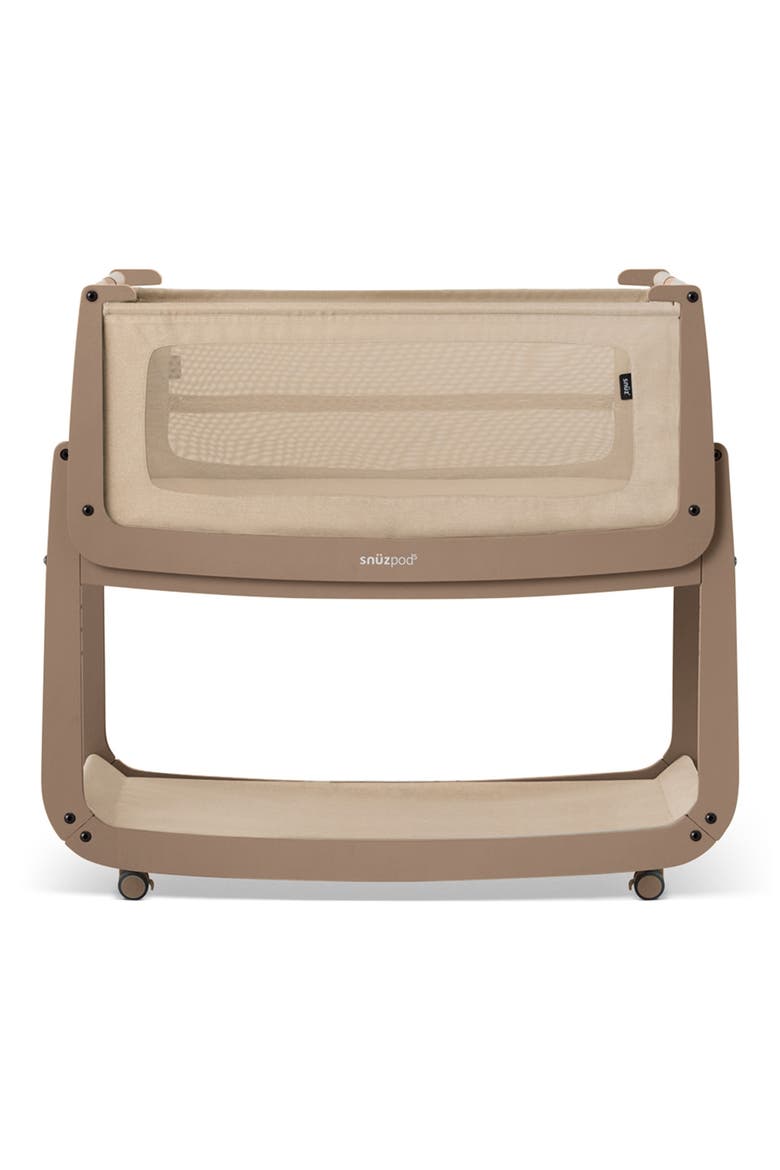 The SnüzPod5 Bedside Bassinet & SnüzPod5 Waterproof Mattress Protector Bundle, Main, color, MOCHA