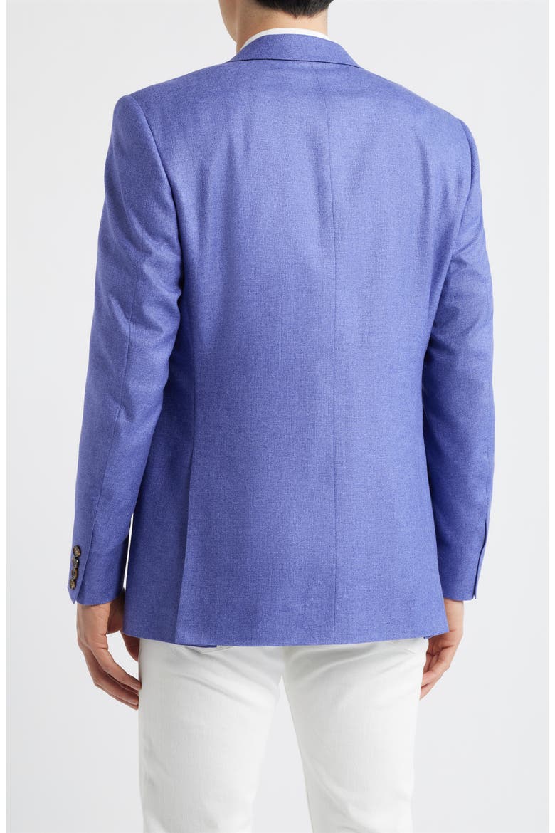Siena Regular Fit Purple Slub Silk & Cashmere Sport Coat, Alternate, color, PURPLE