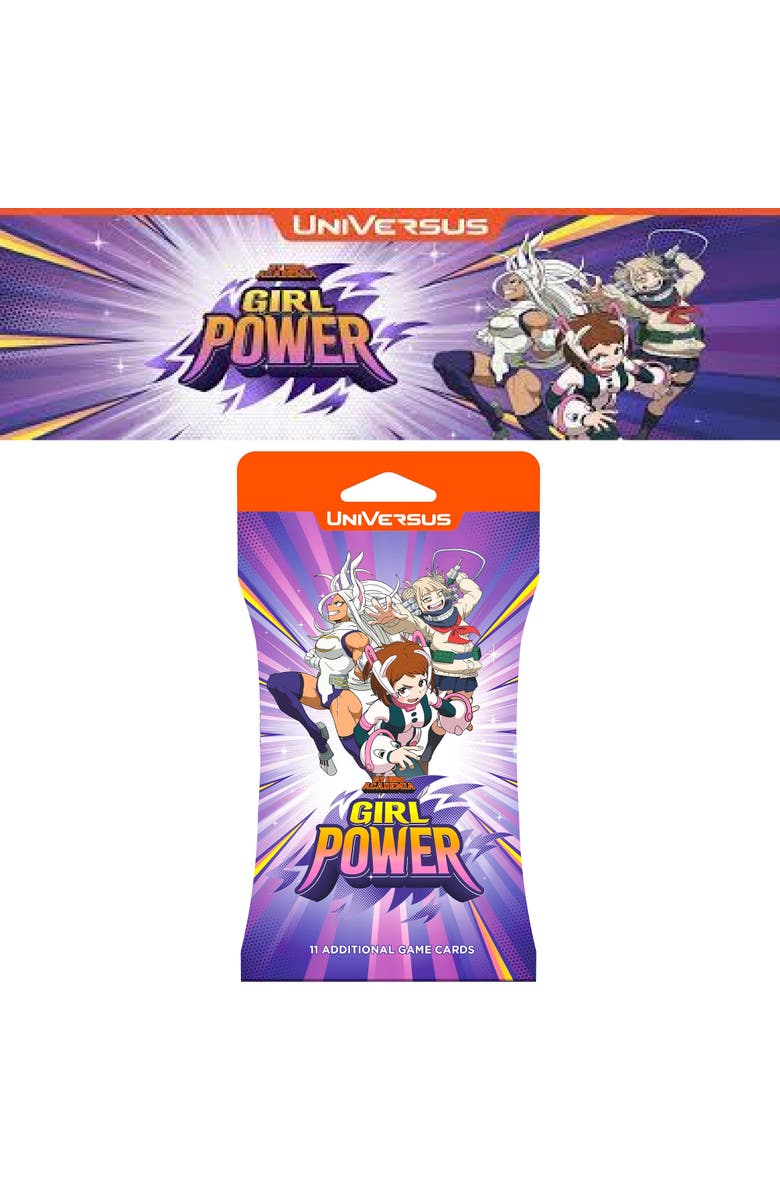 UniVersus XUniVersus My Hero Academia Girl Power Booster Pack, 11 Cards, Alternate, color, 
