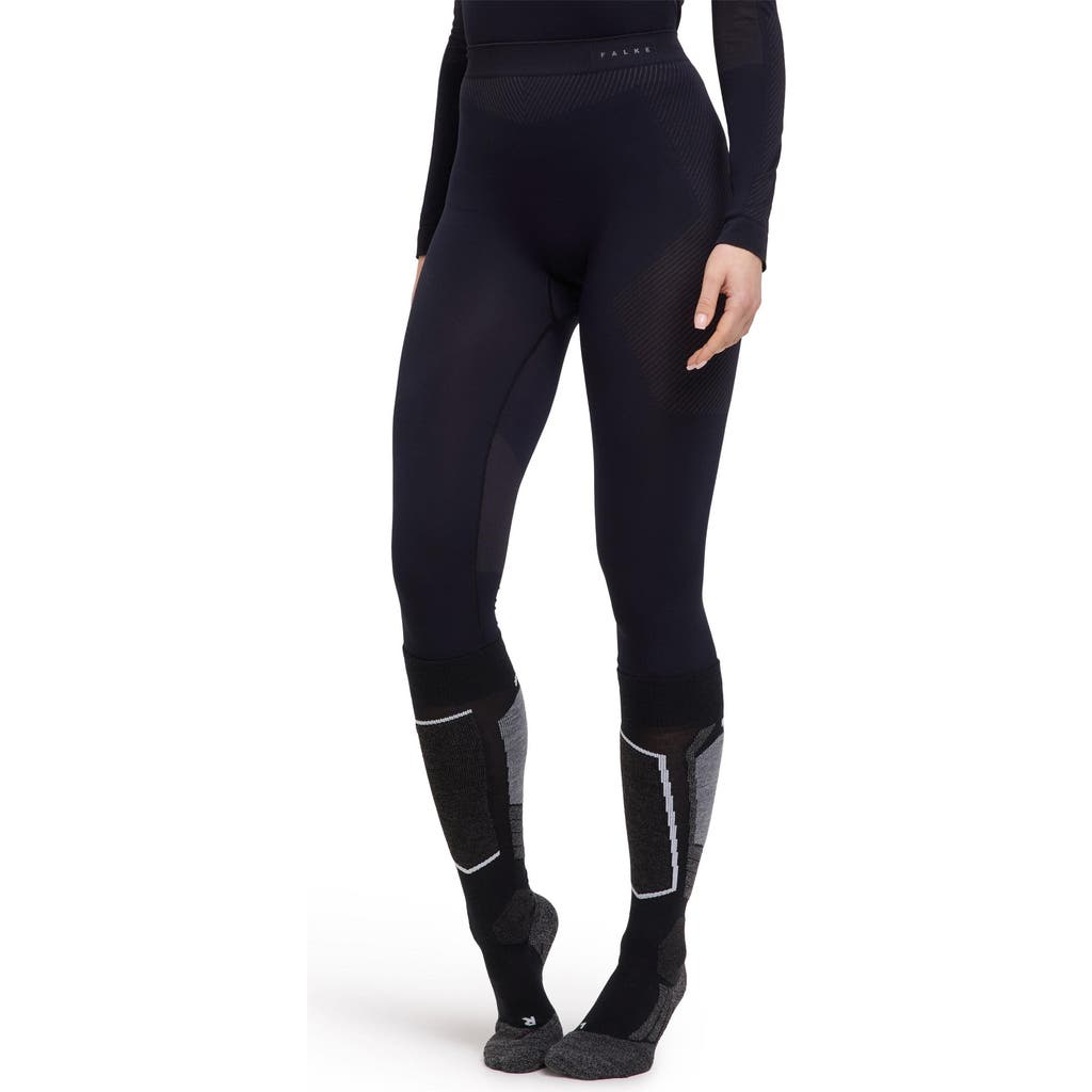 Falke Warm 3/4 Base Layer Bottom In Black