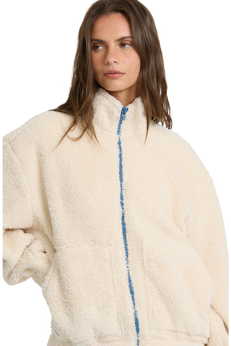 First Light High Pile Fleece Jacket, Alternate, color, WHITE CAP