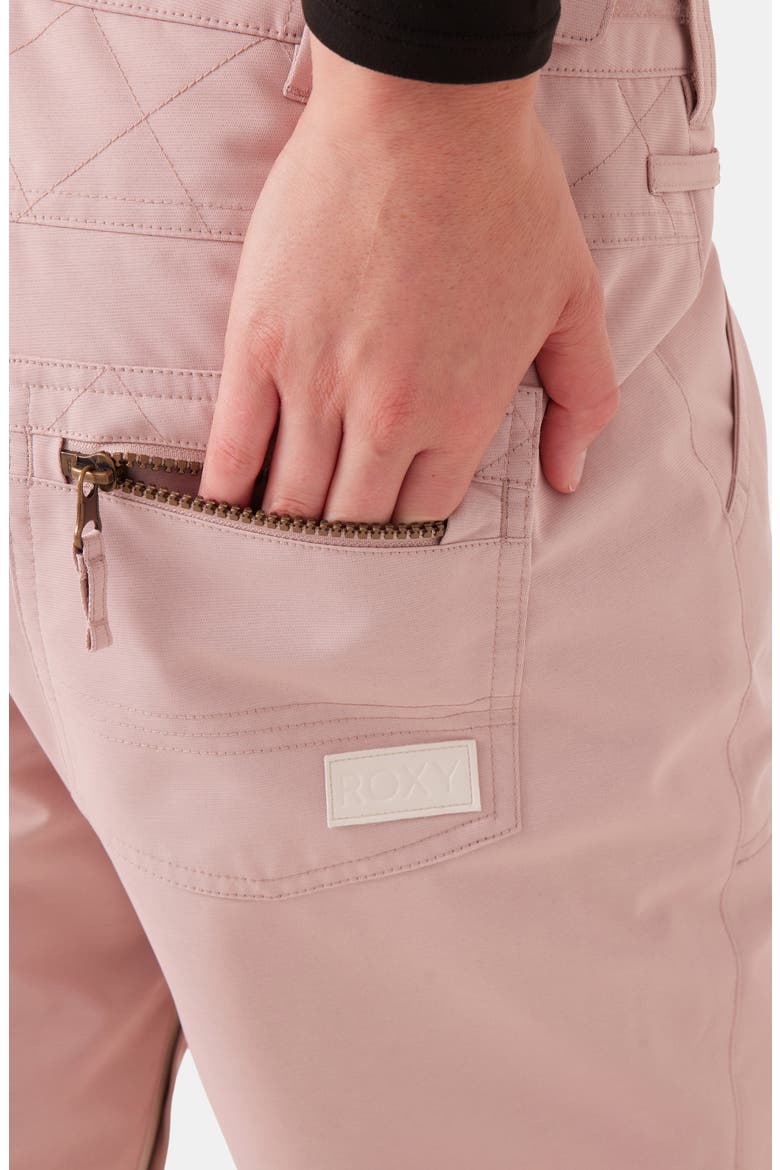 Nadia Insulated Waterproof Snow Pants, Alternate, color, ADOBE ROSE