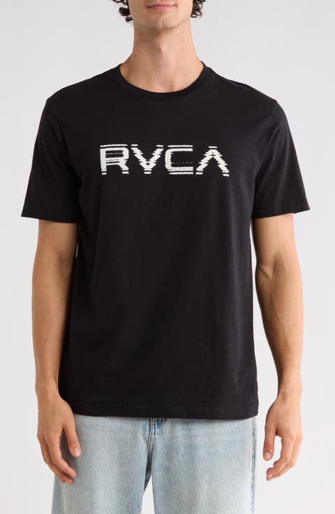Big RVCA Glitch Graphic T-Shirt