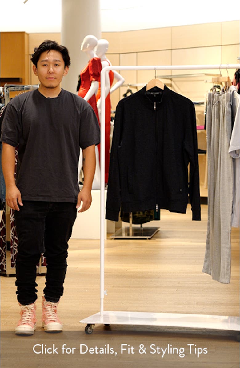 Halton Melangé Stretch Full Zip Jacket, sales video thumbnail