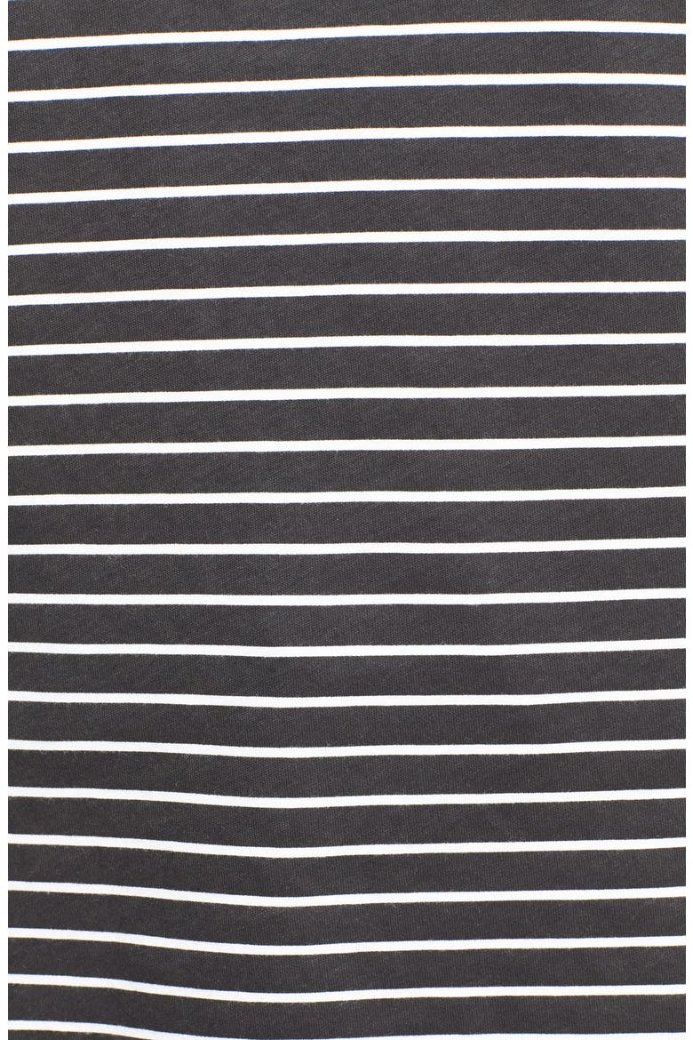 'The Muscle Tee' Sleeveless Top, Alternate, color, BLACK REVERSE OAKLAND STRIPE