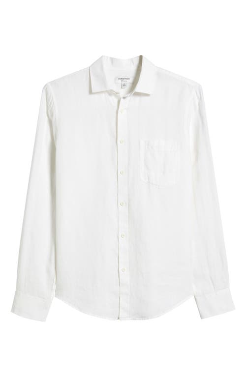 Nordstrom Linen Button-up Shirt In White