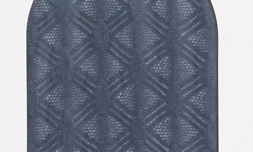 Nordstrom Sheer Jacquard Wool Blend Dress Socks In Blue