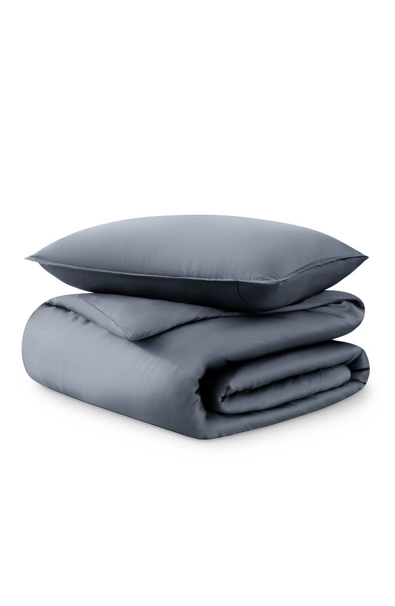 Bare Home TENCEL Lyocell Duvet Cover Set, Main, color, Forged Iron Grey