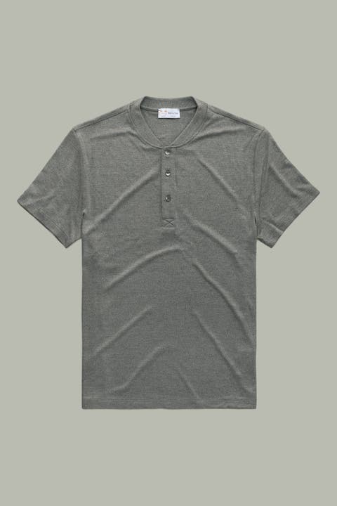 Henley Short Sleeve Sorona Interlock