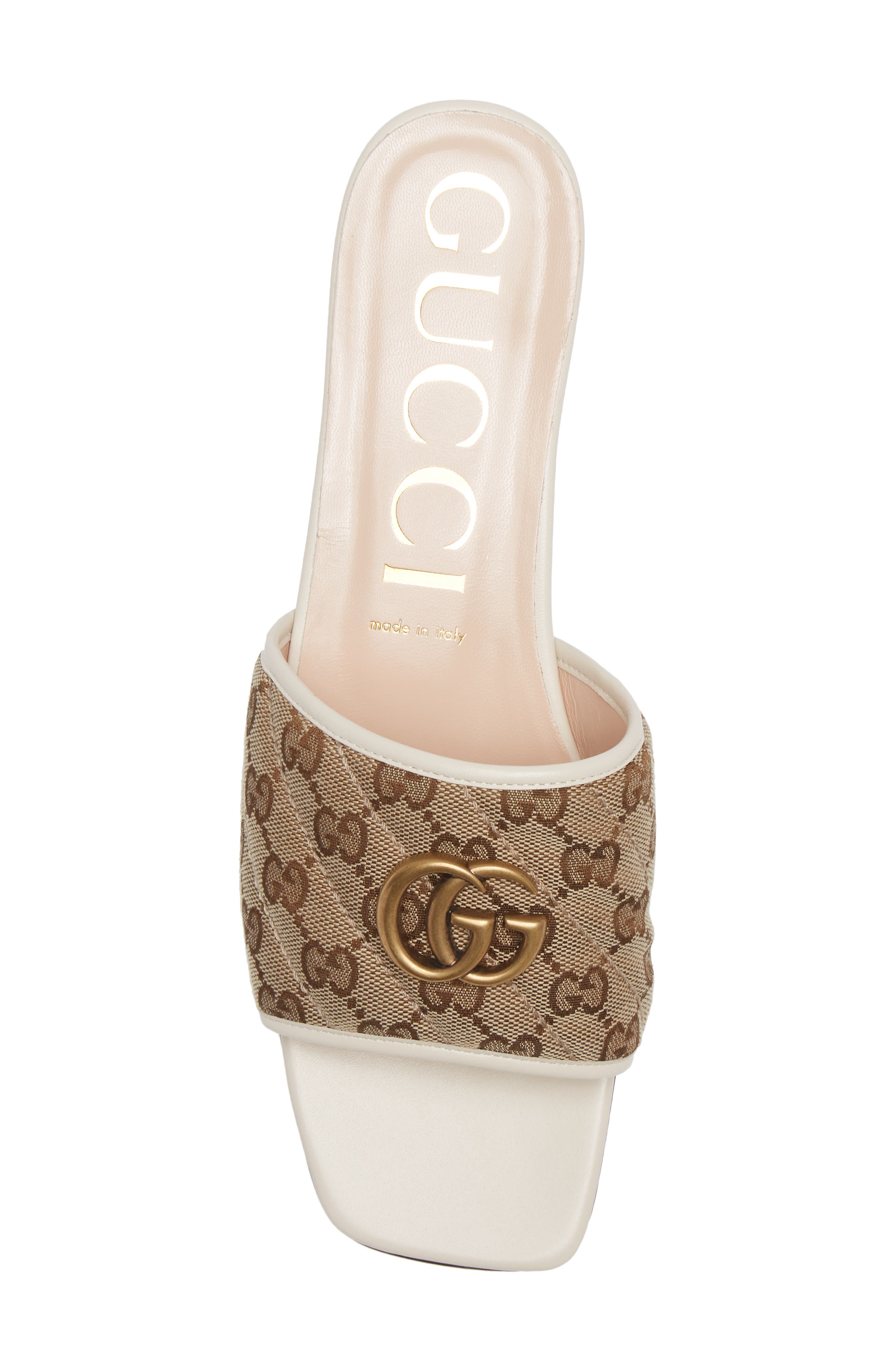Jolie Slide Sandal, Alternate, color, BEIGE-EBONY/ MY WHITE