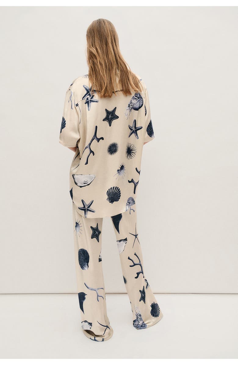 SILK LAUNDRY Short Sleeve Boyfriend Shirt, Alternate, color,