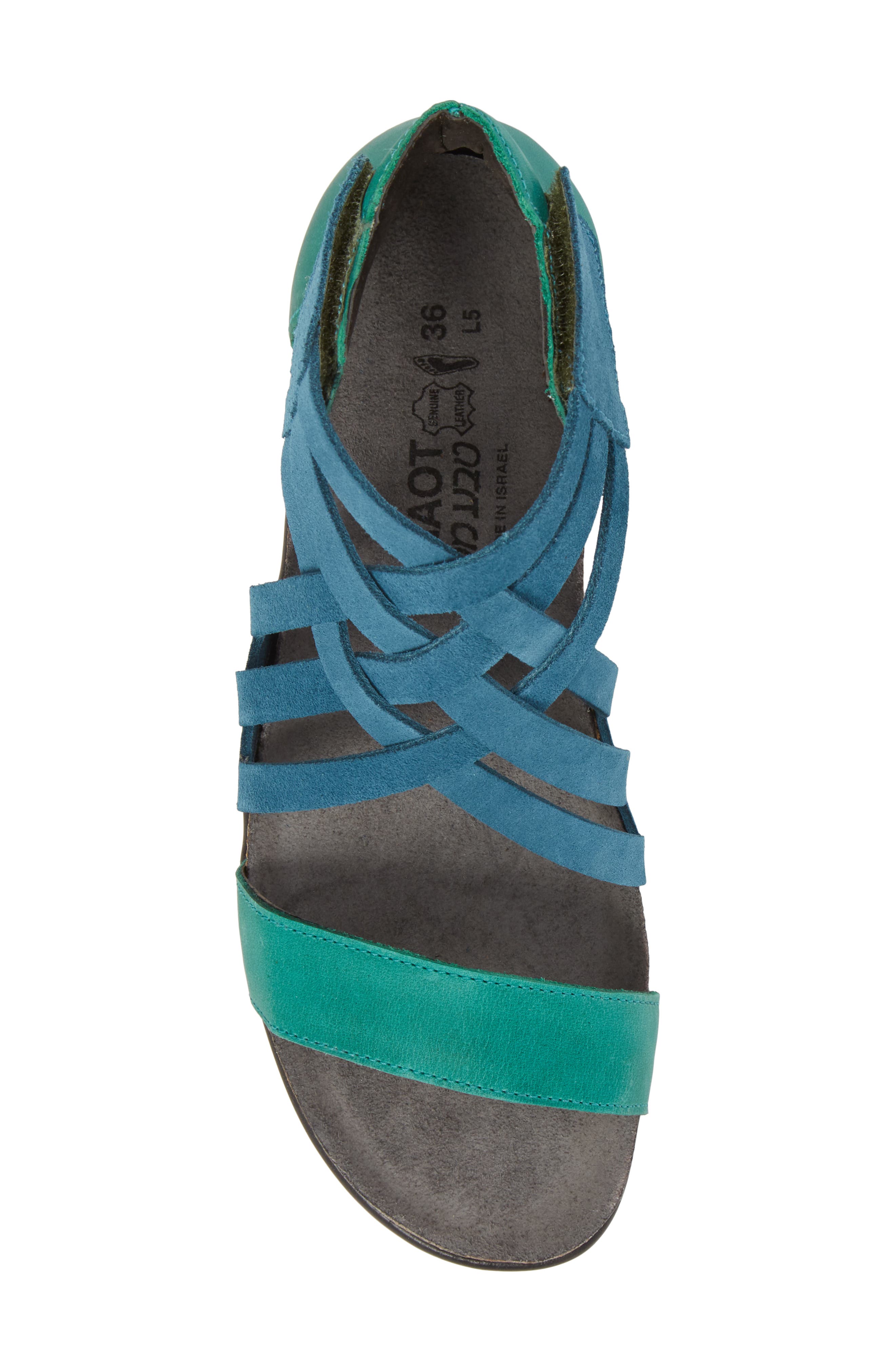 Marita Sandal, Alternate, color, PACIFIC BLUE SUEDE