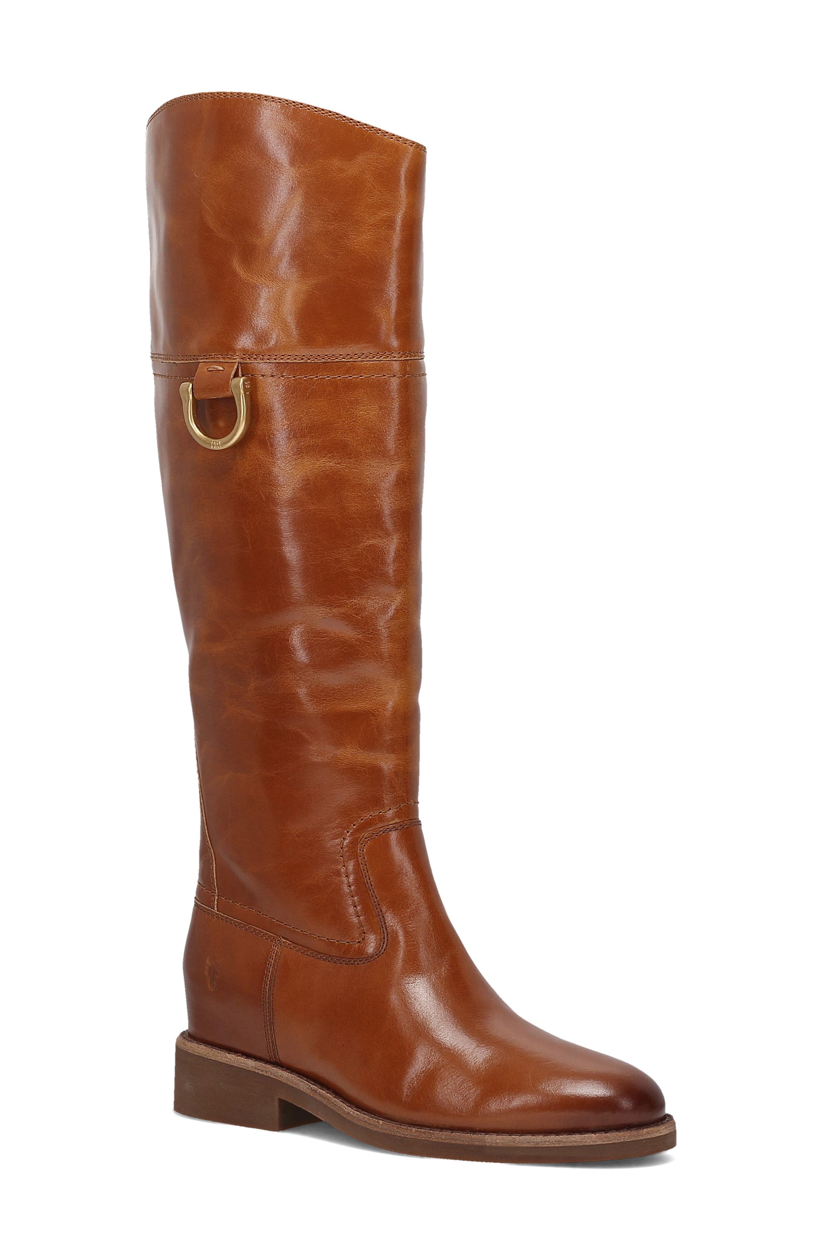Quinn Riding Boot, Main, color, AMBER