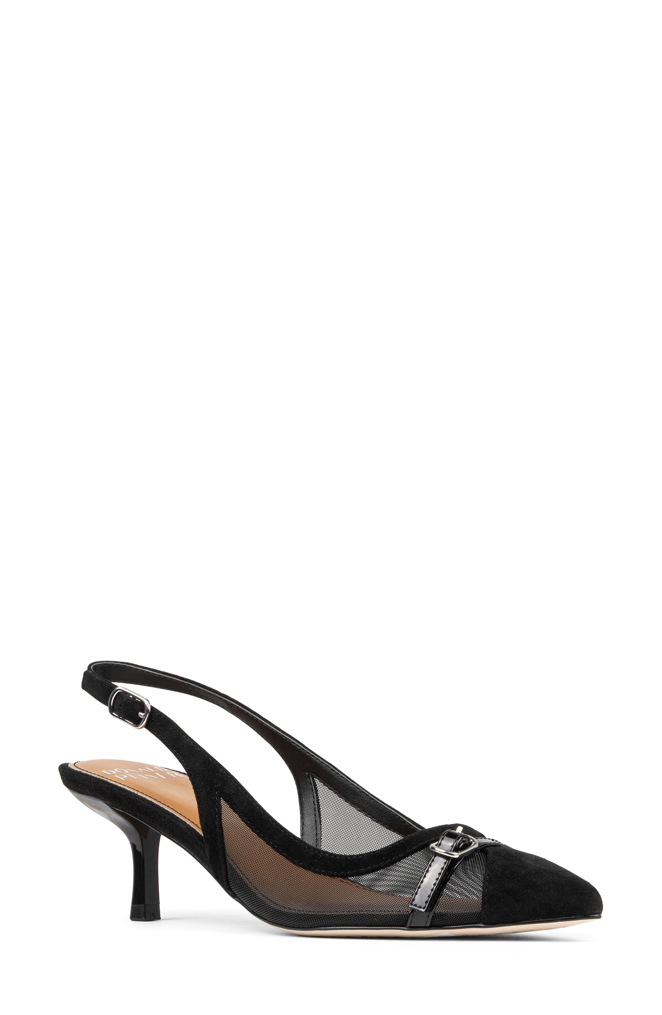 Donald Pliner Slingback Kitten Heel Pump