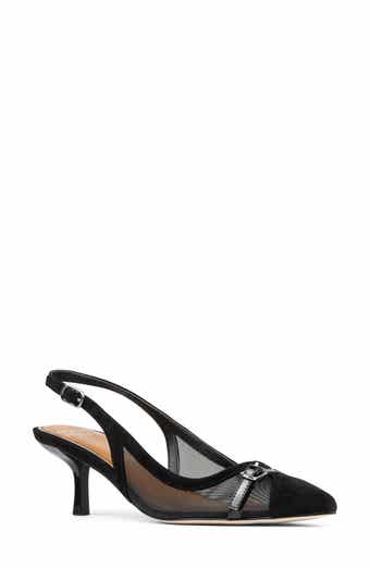 Donald Pliner Slingback Kitten Heel Pump
