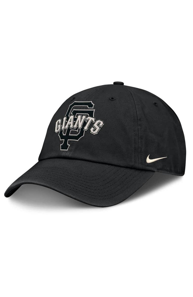 Nike Men's Nike Black San Francisco Giants Statement Club Adjustable Hat, Main, color, Black