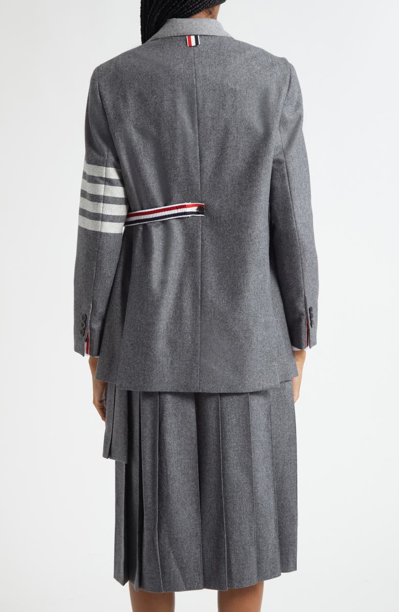 Thom Browne 4-Bar 2-in-1 Wool & Cashmere Sport Coat, Alternate, color, Medium Grey