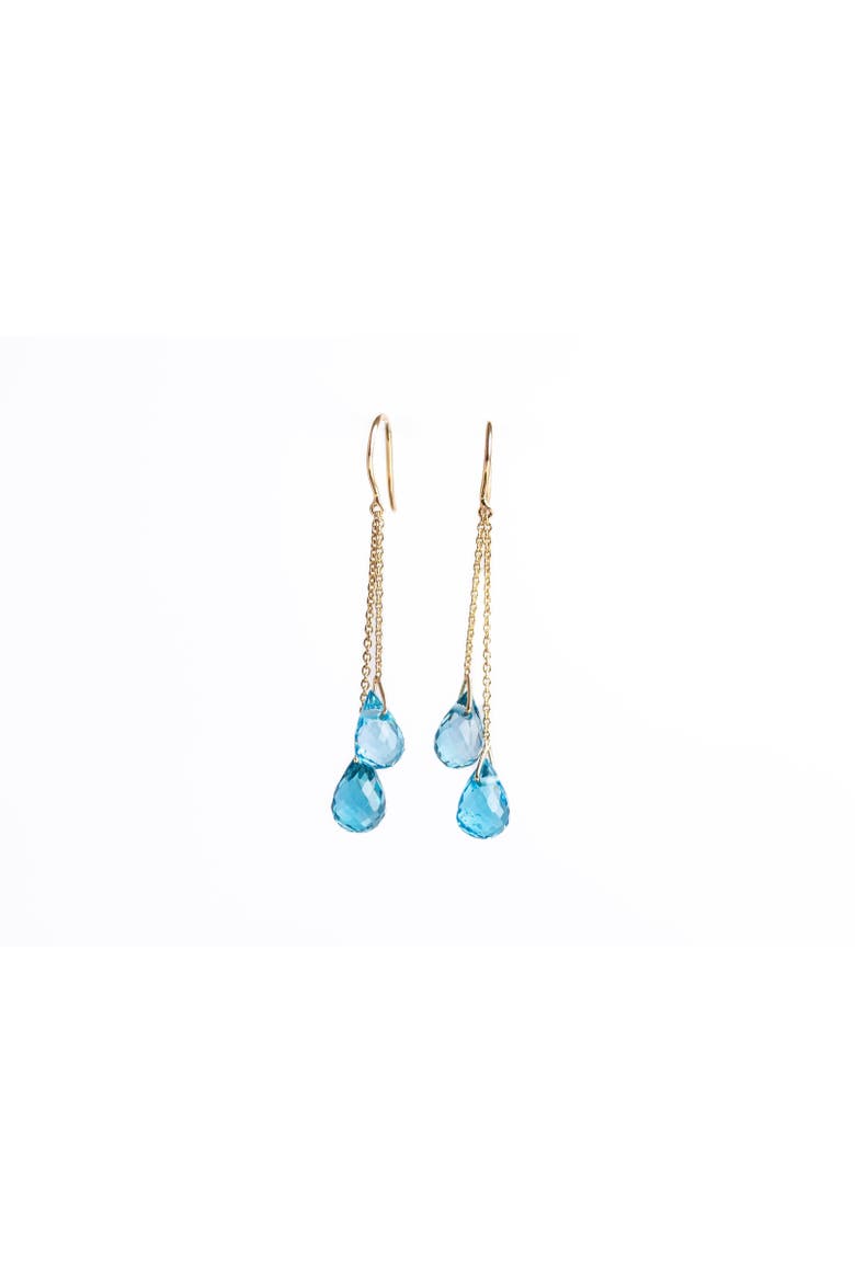 Topaz Glow Earrings, Main, color, Topaz