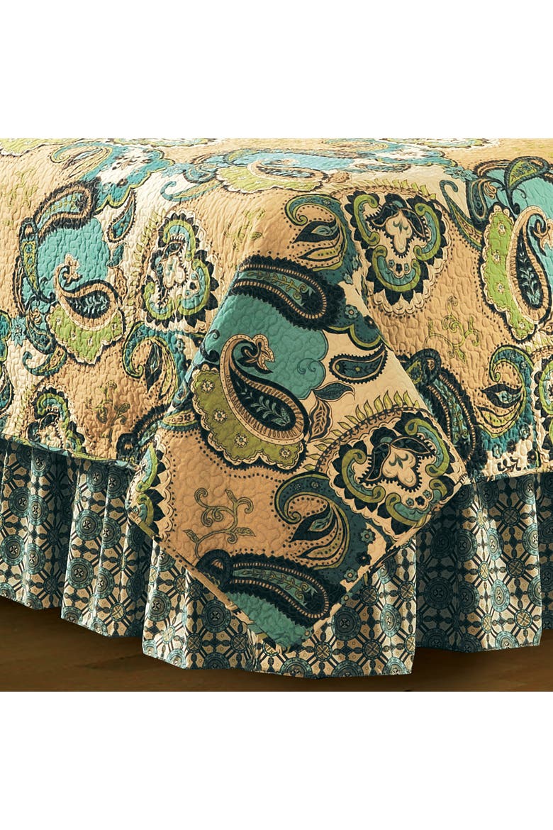 Kasbah Quilt, Alternate, color, Green