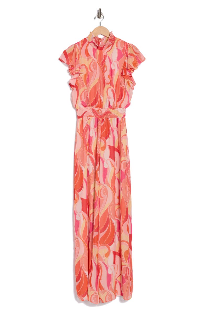 Halogen<sup>®</sup> Smocked Waist Jumpsuit, Alternate, color,