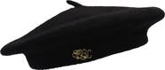 Lauren Ralph Lauren Classic Wool Beret With Script Logo