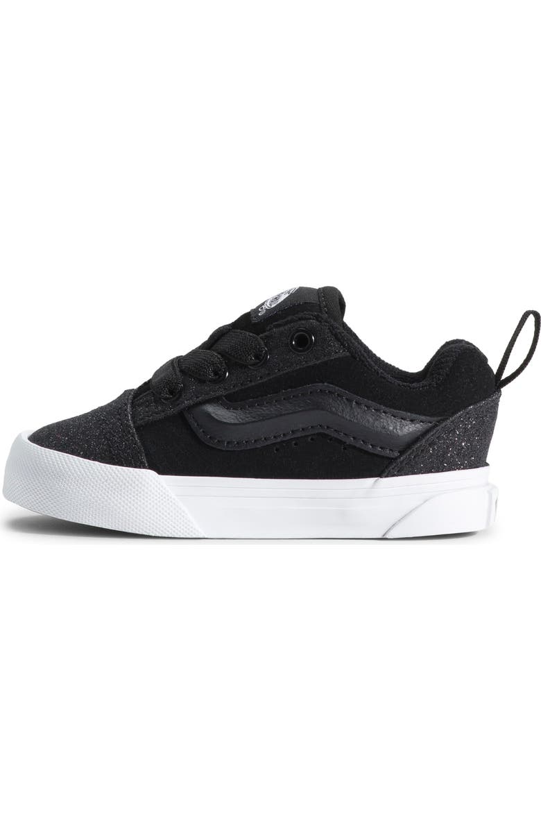 Vans Kids' Knu School Dazzled Black Elastic Lace Sneaker, Alternate, color,