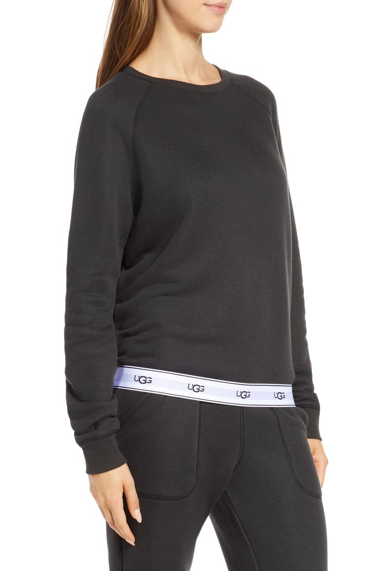 UGG Nena Pullover, Alternate, color, BLACK
