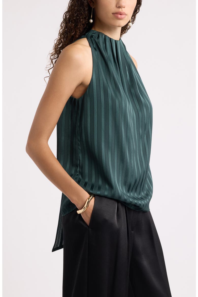 Convertible Tie Halter Top, Alternate, color, GREEN GABLES