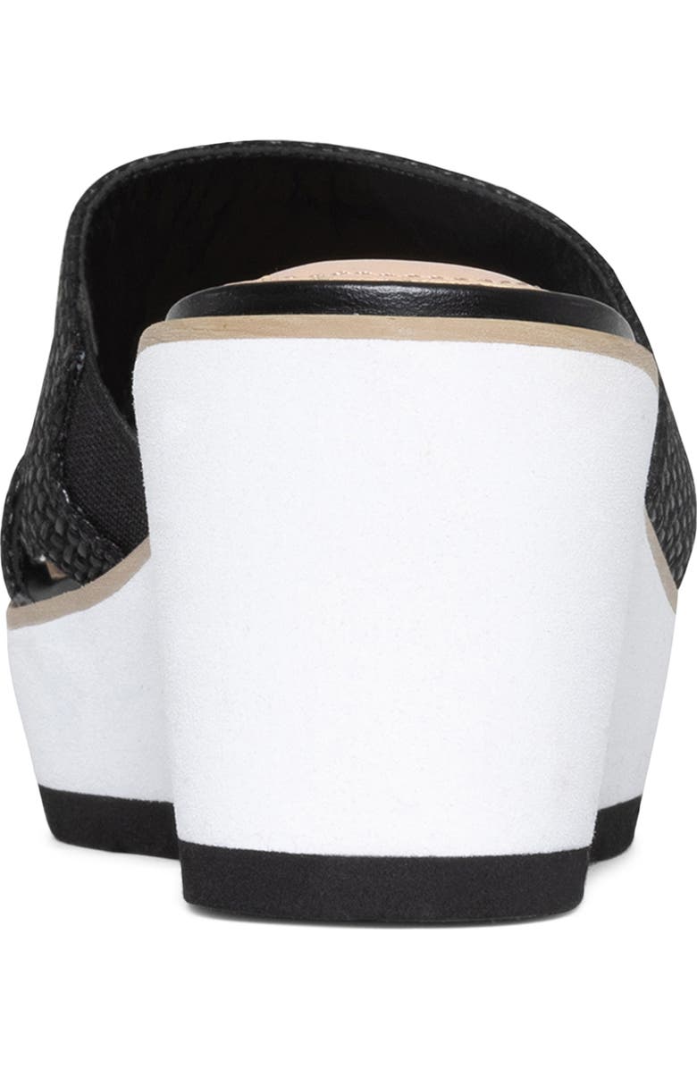 NYDJ Raizu Platform Wedge Slide Sandal, Alternate, color, Black