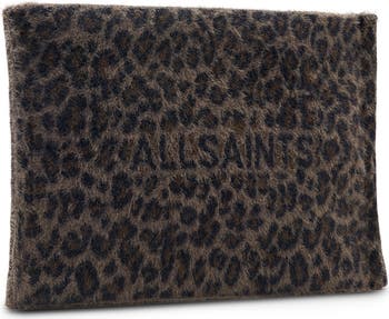 Izzy Leopard Faux Fur Clutch