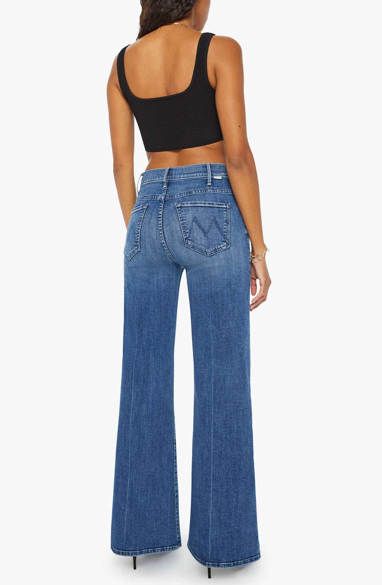 MOTHER The Hustler Roller Skimp Flare Jeans, Alternate, color,